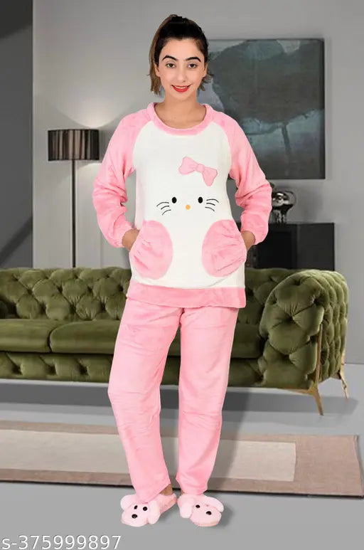 Imported wool winter nightsuit CRAZY, warm and cozy pyjamas for a chilly night