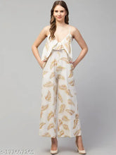 Cotton sleeveless printed net jumpsuit by RIHANI FAB, women's fashion from New Delhi-110019