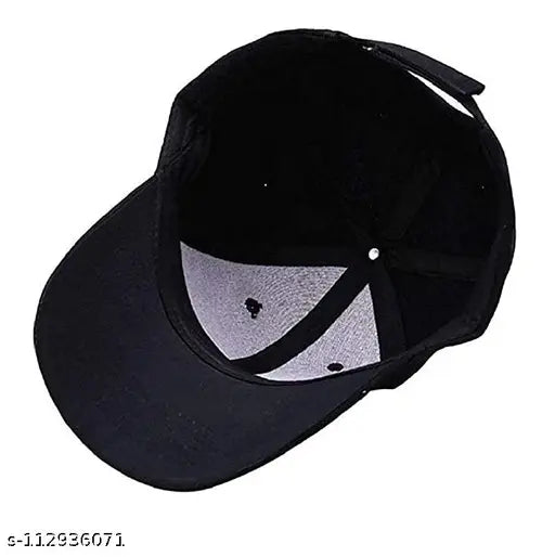 White cotton baseball cap with 2 packs of wafers, casual wear accessory from India