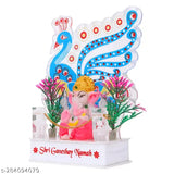 Color-changing acrylic Ganesha night lamp, portable corporate gift for home decor & Diwali/Hanukkah celebrations (10cm L x 15cm H)