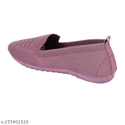 Synthetic textured ballerinas in premium trendy casual styles for women and girls - India