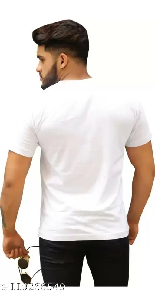 Poly blend Yadav men's t-shirt from TheFreedomStore, featuring 'The Freedom' design on a black background. S-XL sizes available for a comfortable fit. Made in India