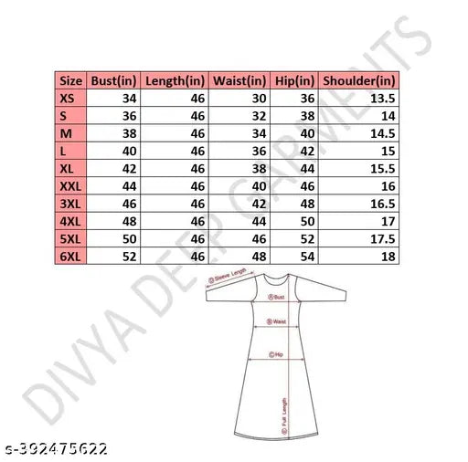 Rayon printed Anarkali kurti with three-quarter sleeves, vibrant Indian design on a full-length women's outfit from DDG's collection