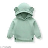 Amazing solid unisex full sleeve 100%fleece kids hoodie. Solid design for kids aged 1-12 years, cotton material, long sleeves. Made in India