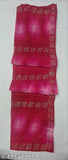Embellished Matka silk georgette saree with diamond work, free size, India origin