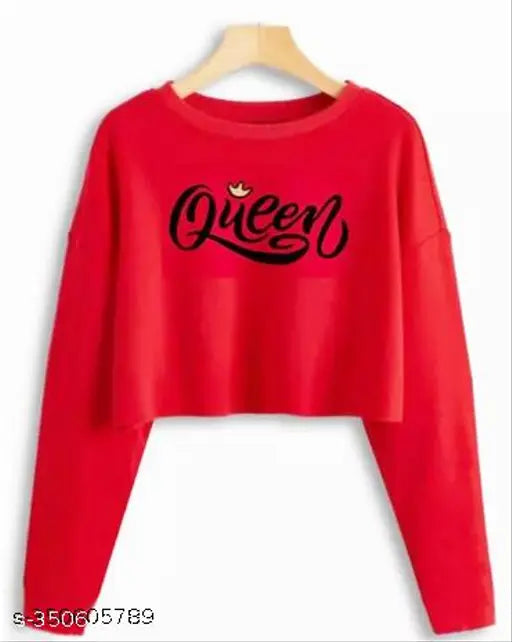 Red Queen Hey Gomu Pichu printed cotton blend t-shirts (2 pack), women's long sleeved boxy tops for summer