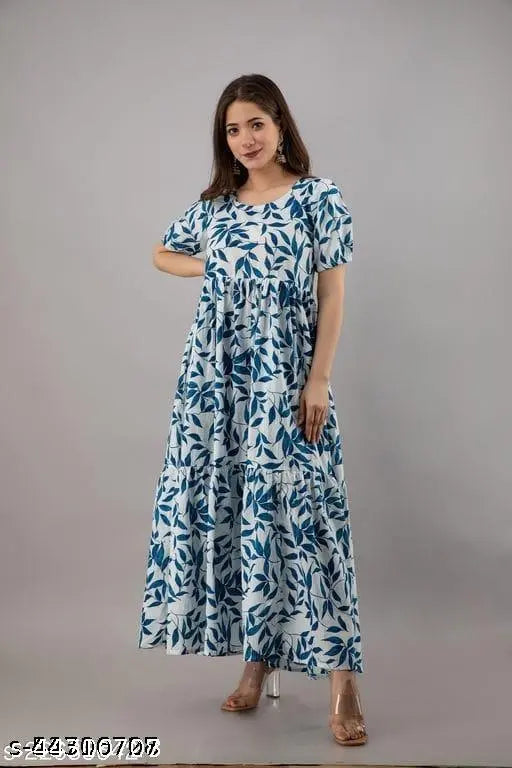 Printed combo cotton Myra Ensemble kurtis with short sleeves, vibrant Indian fashion for women