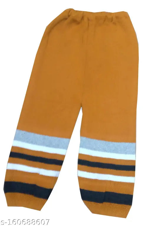 Mustard wool unisex baby sweater for winter wear, warm clothing for boys and girls