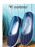 Embellished synthetic slip-on ballerinas in various sizes (IND-5, IND-6, IND-7, IND-8) - Bellies For Women ASTETIK 4 U