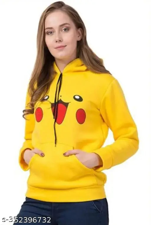 Wool long-sleeve top featuring printed Pikachu design for kids aged 10-15 years, made in India
