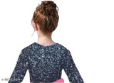 new gown 'most beautiful trending Indian gown' - solid net, long sleeves, vibrant Indian fashion for kids (size 5-16 years)