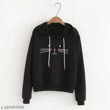 Polyester self-design Pretty Comfy Girls sweatshirt for kids aged 10-16, comfy and stylish on model