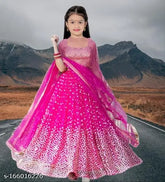 Heavy net embroidered lehenga choli set with dupatta, ideal for ceremonies & festivals, comes unstitched in pure net & satin silk inner