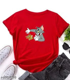 Stylish cotton blend short sleeve t-shirt (PACKUP 1), printed design, sizes S-XL