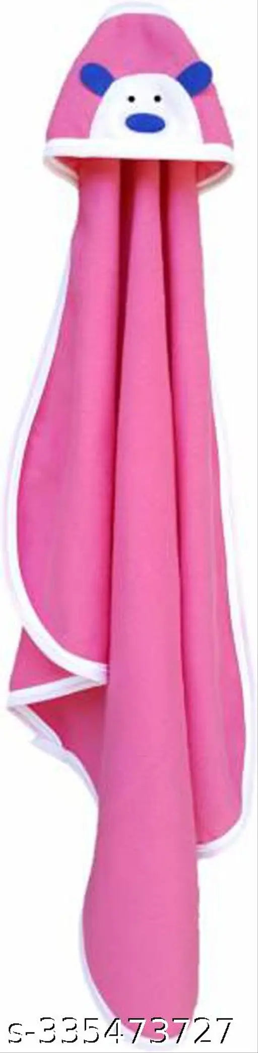 Microfiber hooded baby blanket set for newborns (0-6M), soft & trendy, Made in India