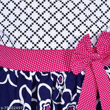 Silver kraft cotton sleeveless printed net baby frock dress, spruce up 3-24 months wardrobe