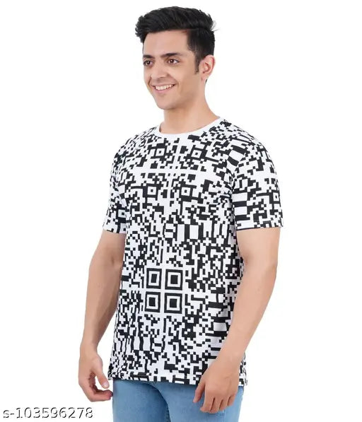 Now Or Never Men's Cotton Blend Half Sleeve T-shirt (India), versatile round neck design, perfect for formal or casual events