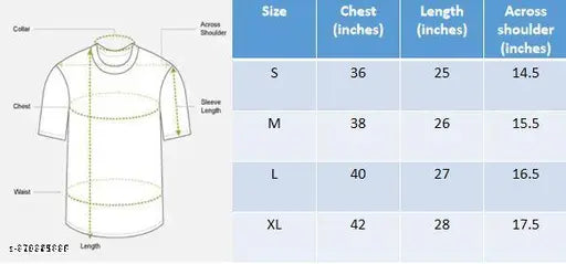 White polyester full-sleeve t-shirt for men, printed round neck design on display