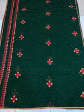 Georgette fabric saree with heavy hotfix and embroidery work, embellished net design in free size, Indian origin