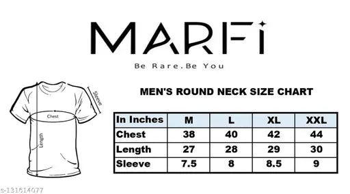 Premium quality 100 cotton R-neck t-shirt by Marfi Mens, vibrant print design on short sleeves