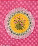 Rajasthani Jaipuri cotton double bed bedsheet & pillow cover combo, vibrant floral print, 100% cotton, ideal for summer