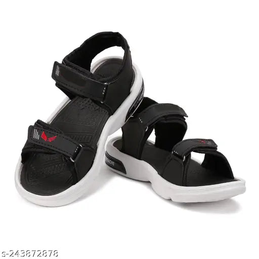 EVA sandals pack of 2, trendy boys outdoor casual footwear with Velcro fastening, printed net design