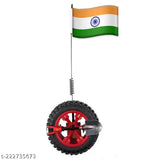 Red Micro-Soft car tire decoration, eco-friendly auto accessory for car lovers