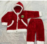 Maroon silk-blend long sleeves self-design net baby clothing, 0-3 months, India origin