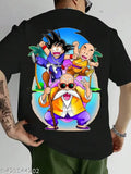 Trendy oversize cotton t-shirt, lufy print, ideal for men's casual wear