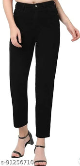 Denim straight jeans, lightweight and soft for comfortable fashion, Made in India