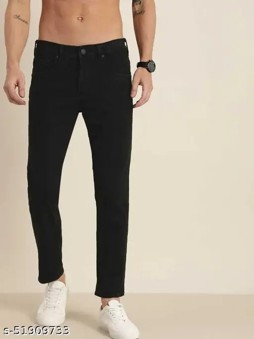 Solid denim men's jeans, Ravishing Glamarous fit perfect for any occasion. Made in India, size 28/30/32/34/36