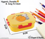 Stainless steel & plastic Nabhya Little Surprise lunch box for kids, BPA-free, leak-proof, durable, perfect for school or picnics