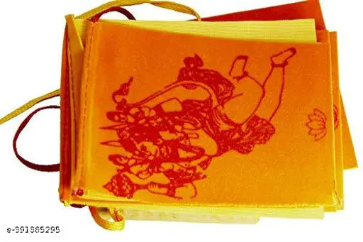 Multicolor, high-quality velvet ai Shree/Shri Ram flag for car/home/bike decor, suitable for office or bike door. 100% washable, made in India