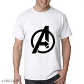 Denip Fabulous Style Avengers Logo Polyester Short Sleeve T-Shirt, multicolor, men's fashion