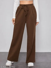 Solid cotton blend straight fit women's lower, comfortable for daily wear - India