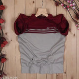 Classy, colorblocked cotton t-shirt for men. BIO-WASH 190 GSM quality, premium embroidery work