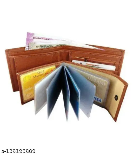 Brown leather PU Amor Album Wallet, features 8 card album, 2 compartments, multi-purpose pockets. Authentic cross branded wallet, handcrafted in India