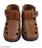 Nubuck PVC Kids Sandals, soft, comfortable, closed toe design in various sizes (6-9M - 5Y), made in India