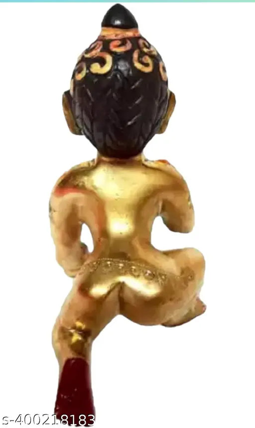 Ashtadhatu brass Krishna idol, intricately designed and painted, 2 inch height, Indian origin