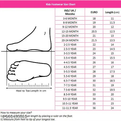 Formal PU shoes with rubber sole for kids, slip-on design, ideal for casual outfits in various sizes (3-6M - 10-11Y) made in India
