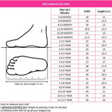 Formal PU shoes with rubber sole for kids, slip-on design, ideal for casual outfits in various sizes (3-6M - 10-11Y) made in India