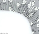 Glace Cotton double bedsheet with floral print, elastic fitted for 6" mattresses & 2 pillow covers, by Bhagwati Textiles