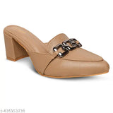 Embellished synthetic women's sandals, slip-on airmix style, Indian footwear for versatile occasions