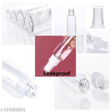 Refillable white mini spritz bottles (Pack of 5), perfect for travel-sized cleaning liquids or perfume