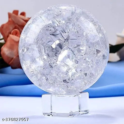 Clear glass indoor water fountain ball (2 inches), ideal for home decoration or any fountains