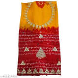 Embroidered Georgette Rajputi Poshak: Lehenga, Kurta, Odhani set for parties and festivities. High-quality Indian craftsmanship