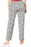Trendy cotton blend printed pyjama in vibrant colors, elastic waistband for all-day comfort