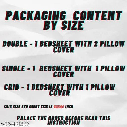 100% cotton Jaipuri print double bedsheet, 2 pillow covers - Rajasthani style for adult mild winter use, India origin