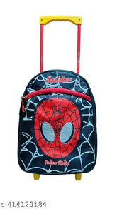 Waterproof 30L polyester Indian Riders SPIDER School Bag. Multicolor with adjustable straps, spacious compartments, and water-resistant. Attractive spider print on front, perfect for kids' essentials