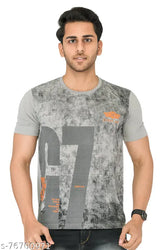 Men's Plus Size Polyester T-Shirt, printed design by Shaun, ideal for casual wear